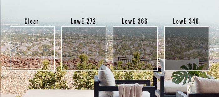Glazing Tint Level Comparison Chart